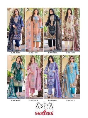 Ganesha asifa vol-4 dress material wholesalers in mumbai